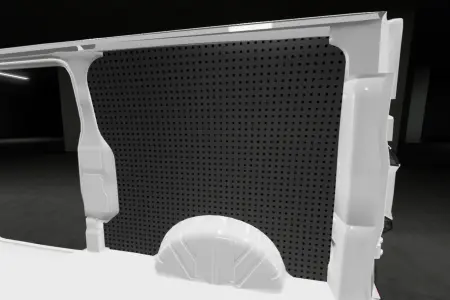 Werkzeugtafel hinten rechts Ford Custom & VW Transporter T7 L2H1